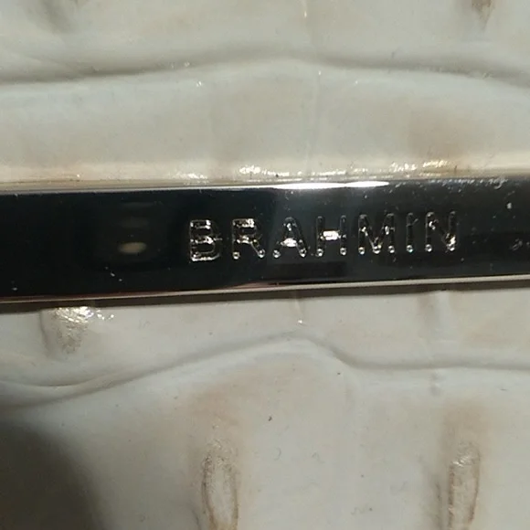 SOLD!! NWT Alice Sunglow Melbourne Genuine Leather Brahmin Bag W Dust Bag - Picture 3 of 16